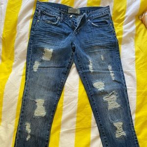 Paper Denim & Cloth Distressed Jeans